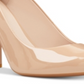 Nine West Women's Astoria Patent Pointed Toe Dress Heels Natural Size 9.5M