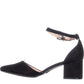 Call It Spring Women's Trivio Leather Closed Toe Ankle Strap Sandal Black Size 9