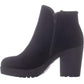 Call It Spring Womne's Jolles Lug Sole Ankle Boots Black Size 6 B