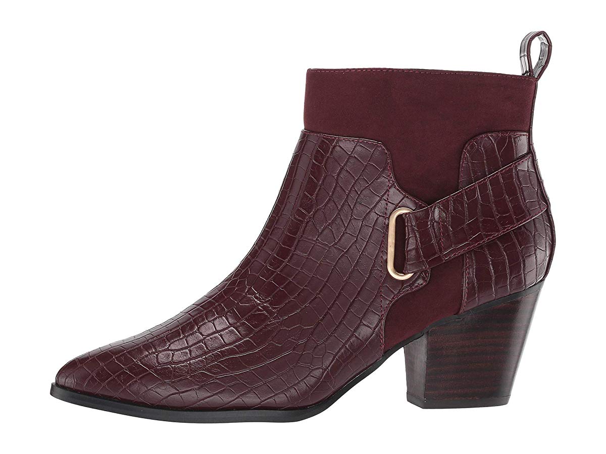 Bella Vita Women's Elektra Ii Booties Burgundy Size 7.5W