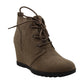 American Rag Women's Kiraa Closed Toe Ankle Fashion Boots Brown Size 8.5 M