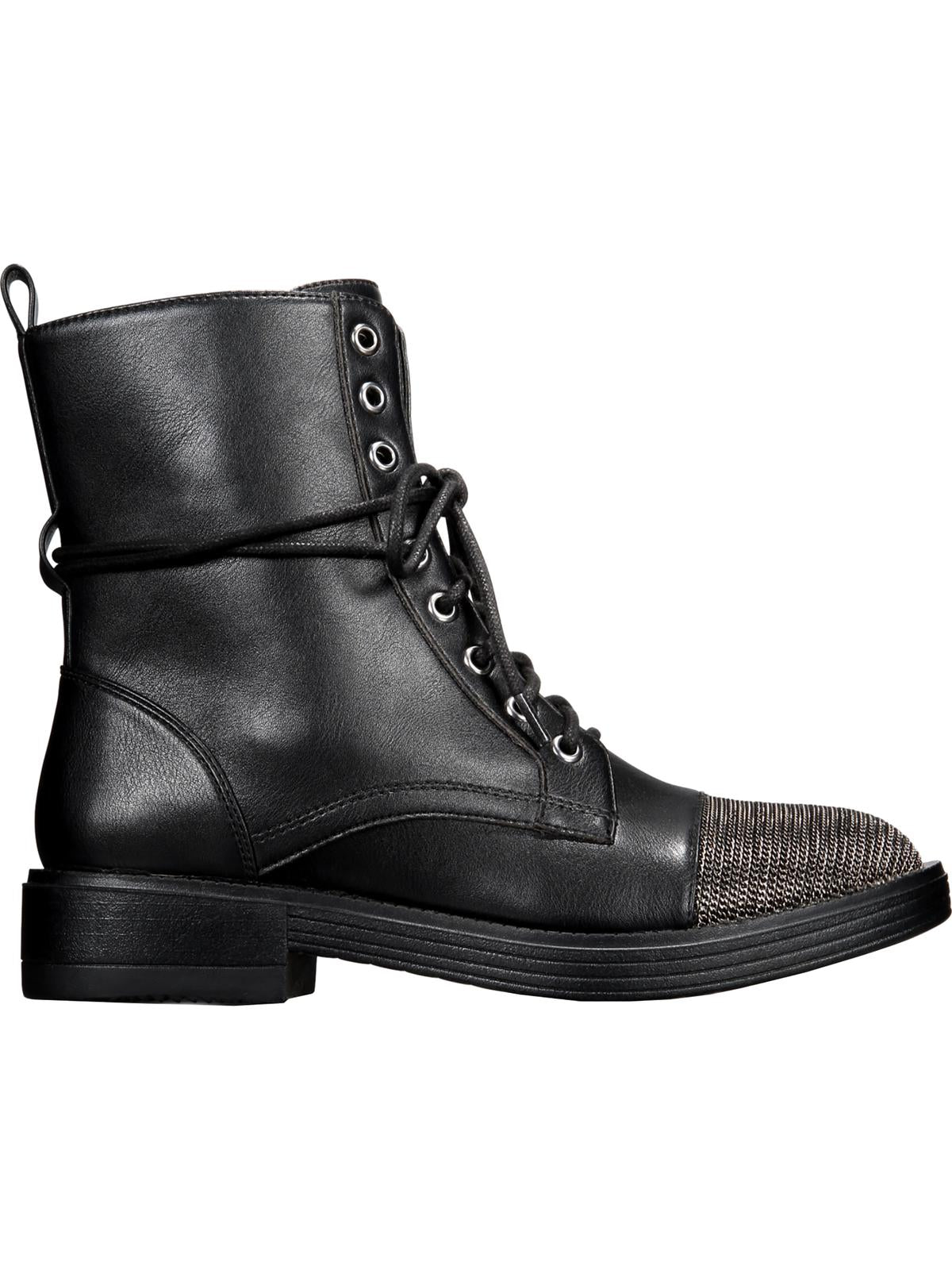 DV by Dolce Vita Women's XYLA Metal Toe Combat Boots Black Size 8 M