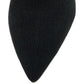 Steve Madden Women's Cookie Fabric Pointed Toe Black Size 7.5 M