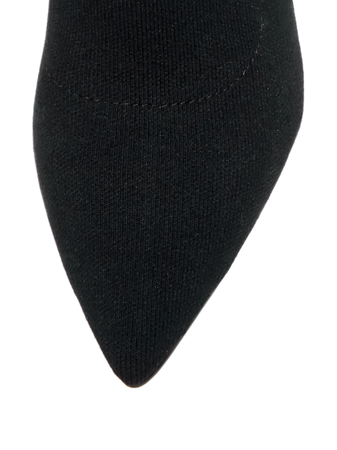 Steve Madden Women's Cookie Fabric Pointed Toe Black Size 7.5 M