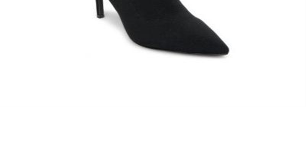 Steve Madden Women's Cookie Fabric Pointed Toe Black Size 7.5 M