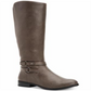 Style & Co. Women's Kindellp Fabric Closed Toe Knee High Fashion Boots Gray Size 7