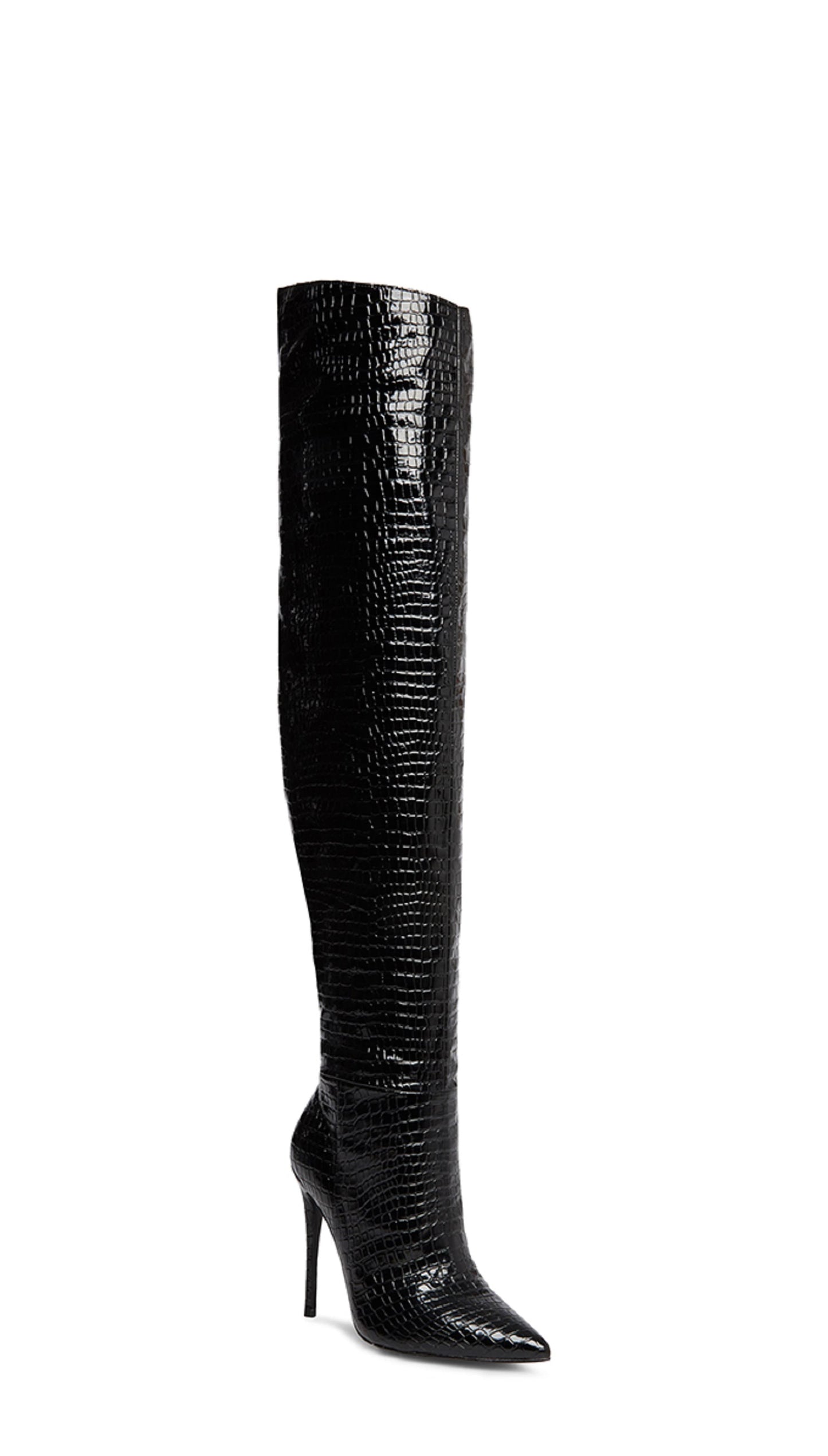 Steve Madden Women's Winnie Harlow Over the Knee Boot Black Size 7 M