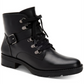 Giani Bernini Women's Naomii Lug Leather Lug Sole Ankle Boots Black Size 6 M
