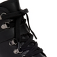 Giani Bernini Women's Naomii Lug Leather Lug Sole Ankle Boots Black Size 6 M