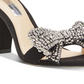 INC International Concepts Women's Kivah9 Fabric Open Toe Casual Ankle Strap Shoes Black Size 6 M