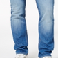 Guess Men's Light Blue Slim Straight Fit Stretch Jeans Light Blue Size 38X30