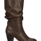 Esprit Women's Oliana Memory-Foam Mid-Shaft B Dark Brown Size 8M