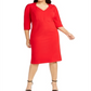 Calvin Klein Plus New V-Neck Sheath Dress Choose Red Size 20W