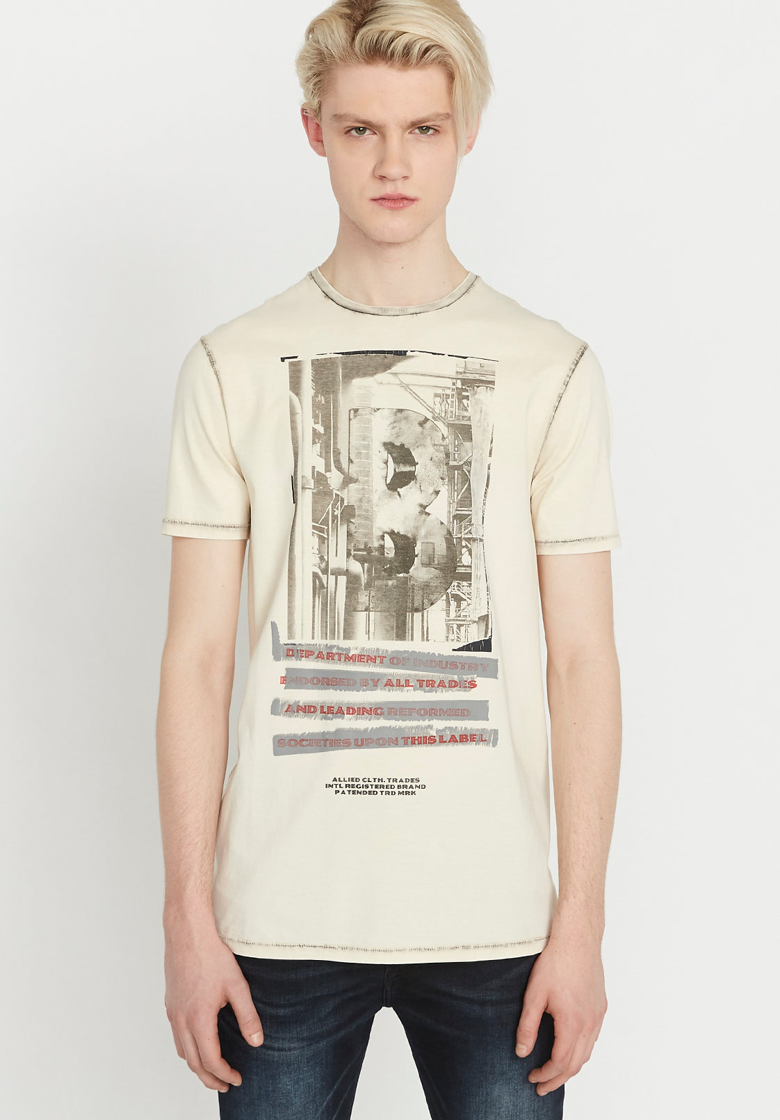 Buffalo David Bitton Tonew Tee White Size XX-Large
