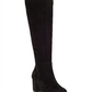 INC Women's Radella Wide Calf Knee-High Boots Black Size 9M