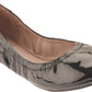 Vince Camuto Women's Ellen Patent Leather Round-Toe Ballet Flats Black Size 8 M