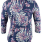 JM Collection Women's Petite Floral-Print Top  Leafy Blossoms Size Petite L