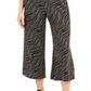 Michael Kors Women's Chain Print Belted Jumpsuit Black Size 12