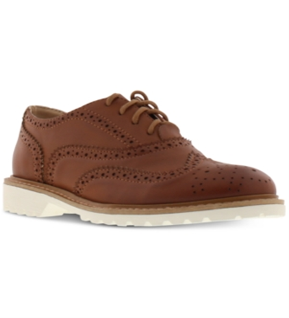 Kenneth Cole Little & Big Boy's Wing Ryan Shoes Brown Size 1 M