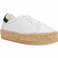Steve Madden Women's Lace up Fashion Sneakers White Size 5.5 M