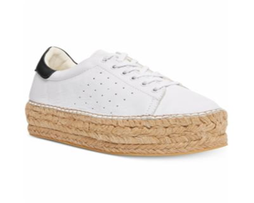Steve Madden Women's Lace up Fashion Sneakers White Size 5.5 M