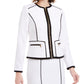 Calvin Klein Women's Wear to Work Zip up Jacket White Size 6 Petite