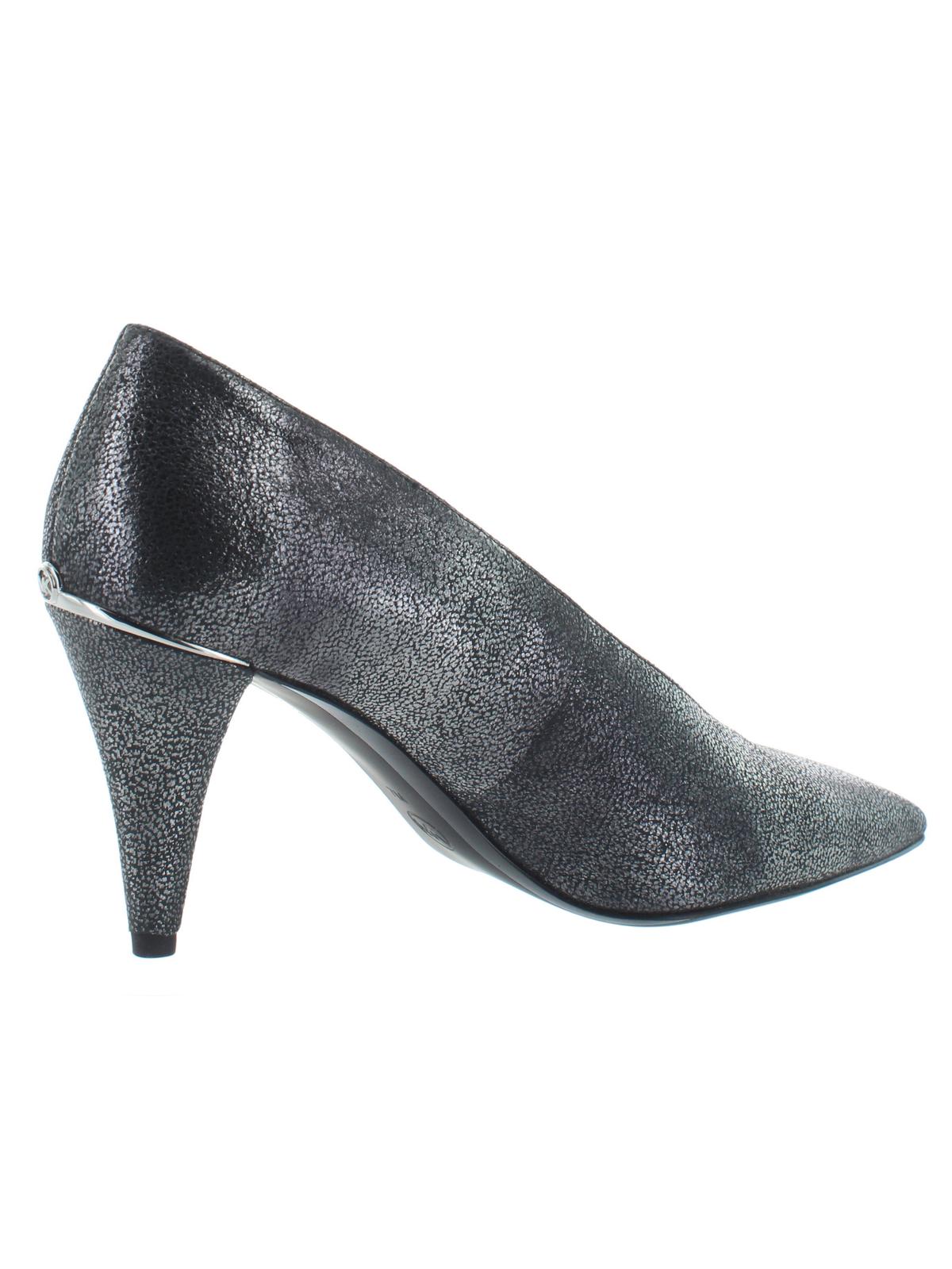 Michael Kors Women's Lizzy Leather Metallic Pumps Silver Size 7 M