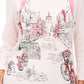 Karen Scott Women's Graphic Embellished Top Pink Size Petite S