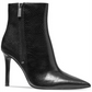 Michael Kors Women's Keke Python Embossed Leather Boot Black Size 10