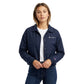 Champion Women's Athletics Heritage Coaches Jacket Blue