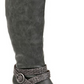 KNS International Women's Garin Wedge Knee High Faux Leather Boot Gray Size 12 M