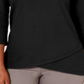 Karen Scott Women's Tulip Hem Top Black Size XX-Large