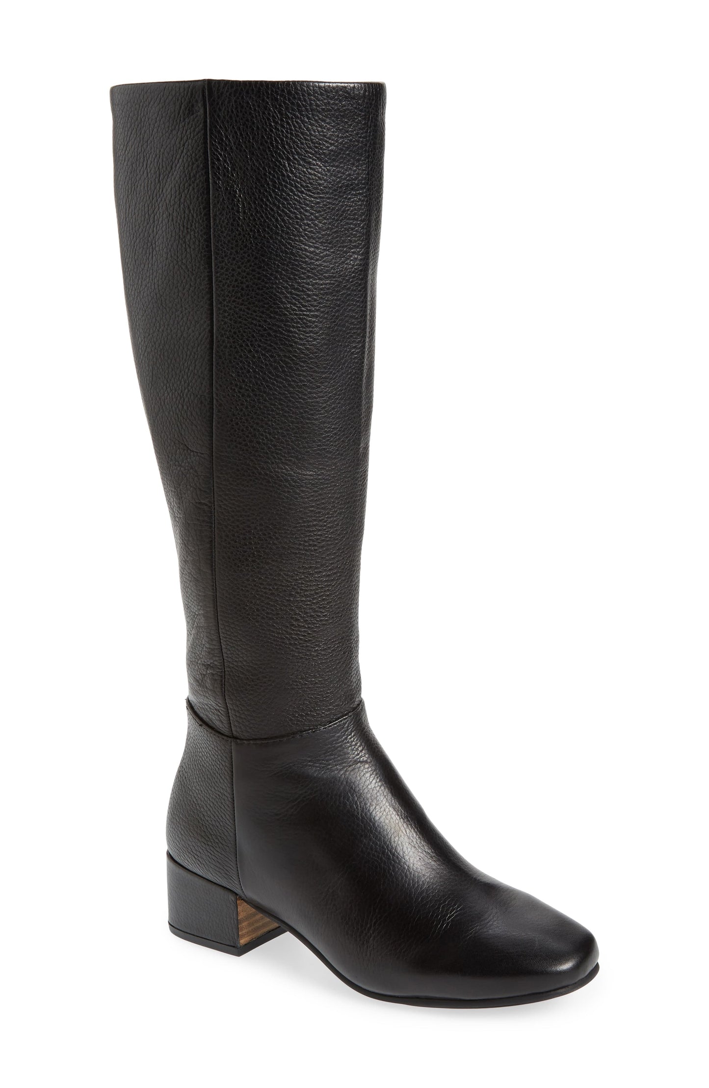 Kenneth Cole Women's Ella Square Toe Block Heel Boots Black Size 8 M