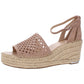 Franco Sarto Women's Calabria Perforated Ankle Strap Dress Pink Size 9.5M