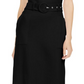 INC International Concepts Women's Belted MIDI Sweater Dress Black Size Small