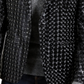 Tallia Men's Shiny 3D Sport Coat Black Size X-Large