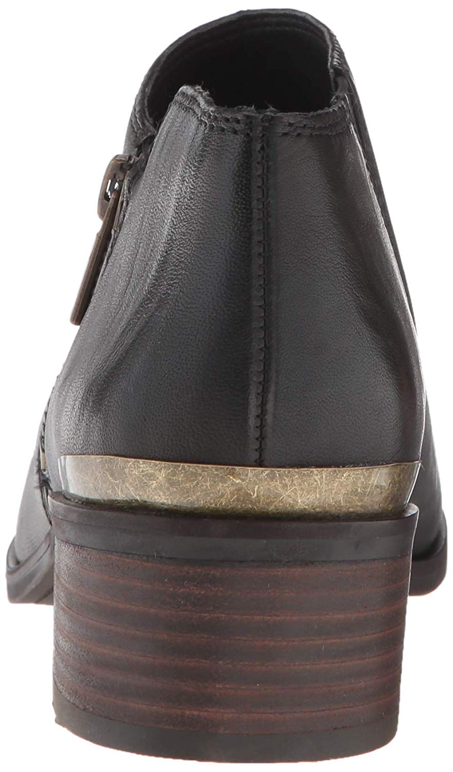 Lucky Brand Women's Koben Leather Pointed Toe Ankle Fashion Boots Black Size 5.5M