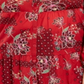 Style & Co Women's Plus Floral Print Tiered Blouse Red Size 0X