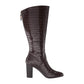 Anne Klein Women's Nastya Knee High Wide Calf Boots Brown Size 9.5 WC