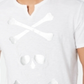 INC International Concepts Men's Skull & Cross Bones T-Shirt White Size Medium