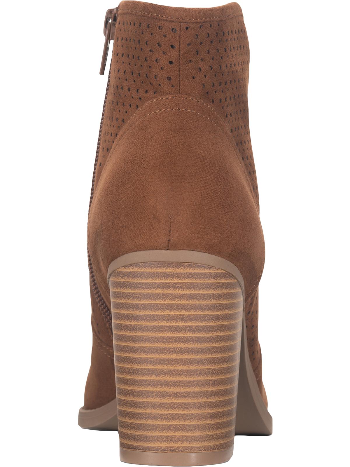 American Rag Women's Adrien Ankle Almond Toe Booties Brown Size 10 M