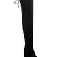 Marc Fisher Women's Zipper Water Resistant Cushioned Vany Pointed Toe Block Heel Heeled Boots Black Size 5.5 M