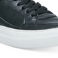 Madden Girl Women's Bilijo Varsity High Top Sneakers Black Size 6.5