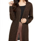 Alfani Women's Ribbed Metallic Cardigan Black Size X-Small