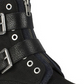 White Mountain Women's San Diego Combat Bootie Black Size 6.5M