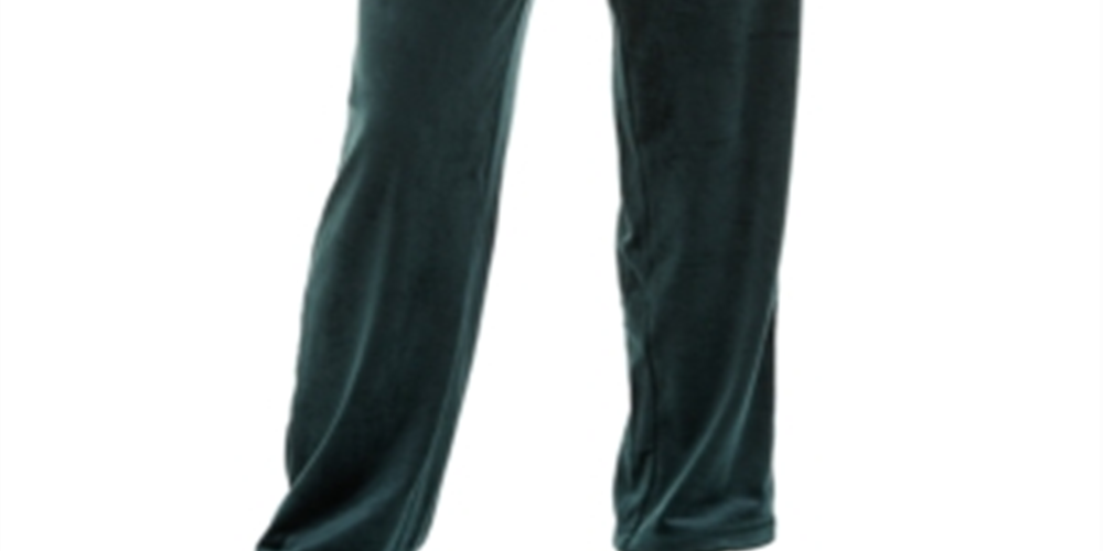 Calvin Klein Women's Straight Leg Pants Blue Size Large