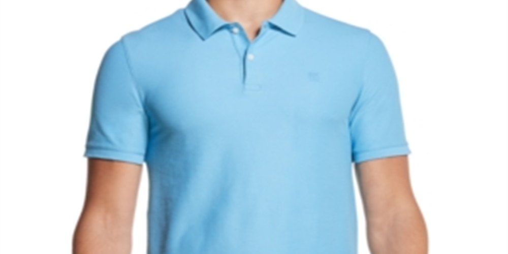 DKNY Men's Stackble Regular Fit Casual Shirt Blue Size Small