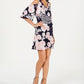 Connected Women's Floral Cold-Shoulder Dress Pink Size 10 P