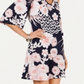 Connected Women's Floral Cold-Shoulder Dress Pink Size 10 P