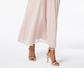 R & M Richards Women's Draped & Ruched Shimmer Gown Brown Size 14